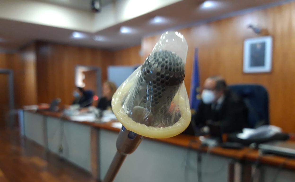Una de las fotografías aportadas en la denuncia. 