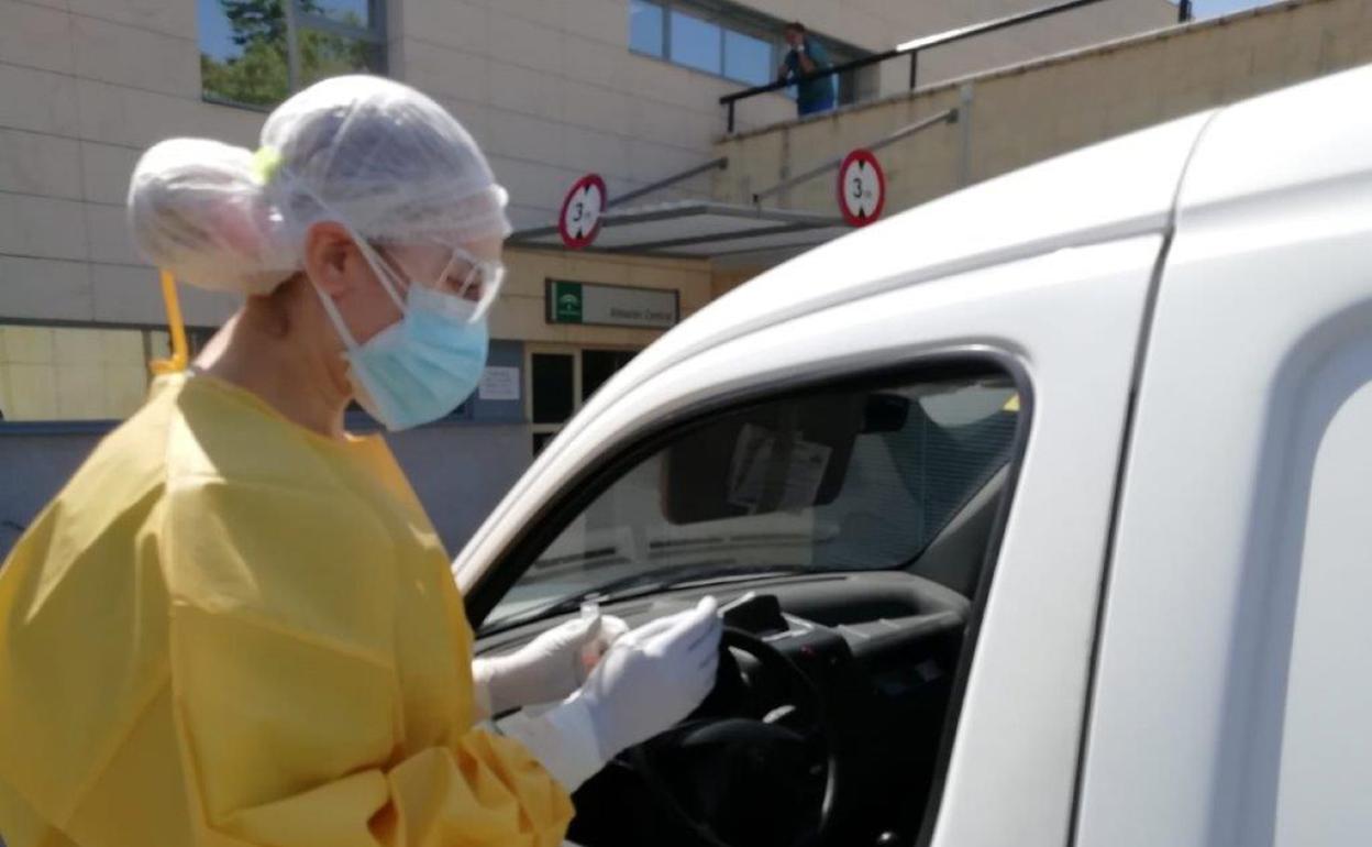 Auto-Covid en el Hospital de la Axarquía.