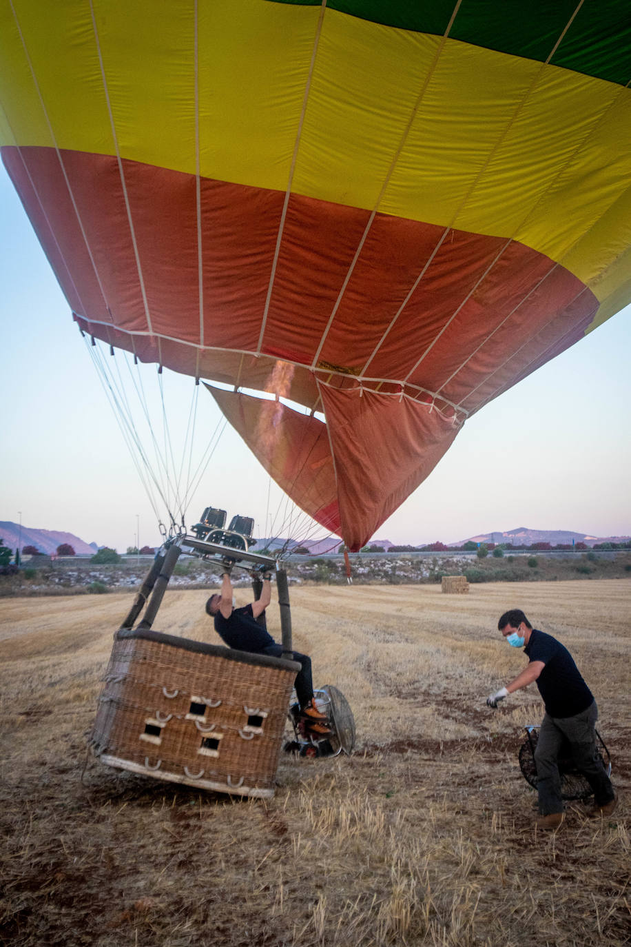 La comarca se convierte en el primer destino malagueño de la empresa Globotur para realizar vuelos en globo aerostático