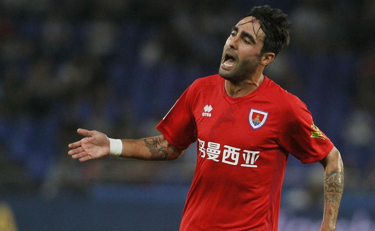 Escassi, del Numancia, uno de los jugadores por los que se ha interesado el Málaga.