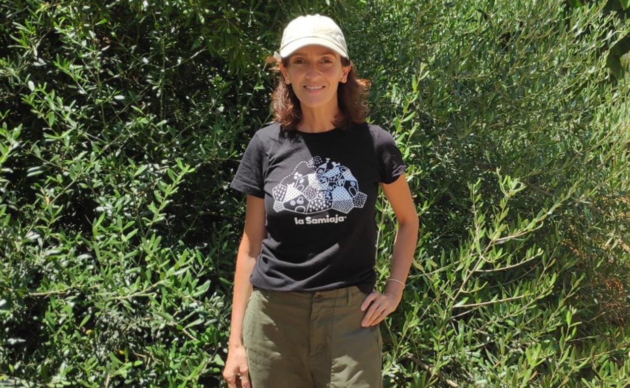 María Jesús Córdoba dejó su trabajo en una empresa pública por volver al campo. 