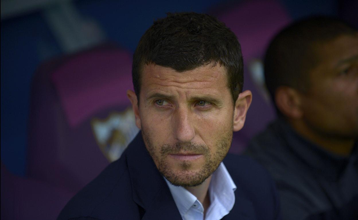 Javi Gracia, en su época como entrenador del Málaga.