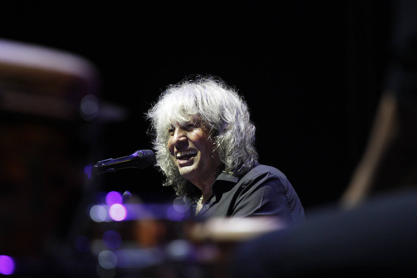 Mercé, durante su actuación anoche en Marbella. 