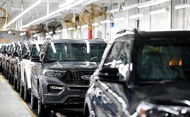 Línea de montaje del Ford Explorer en Chicago