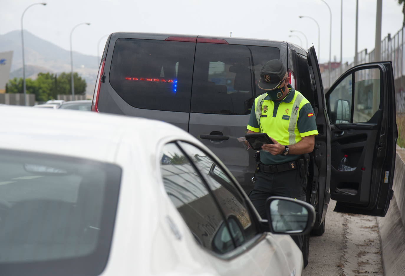 La furgoneta de Tráfico que caza infracciones graves en Málaga