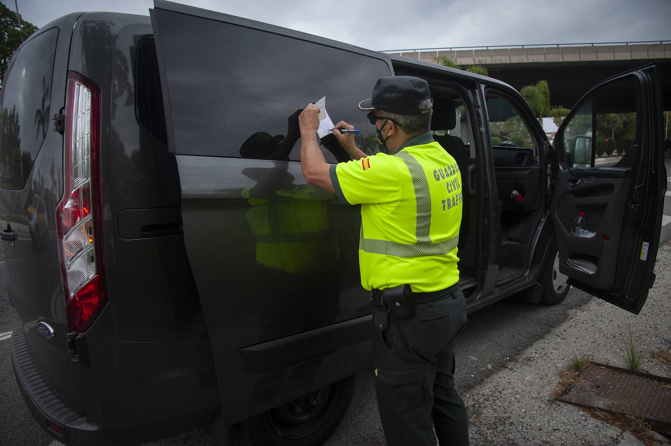 La furgoneta de Tráfico que caza infracciones graves en Málaga