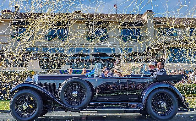 Bentley 8 Litre Gurney Nutting Sports Tourer, ganador del concurso de elegancia de Pebble Beach en 2019