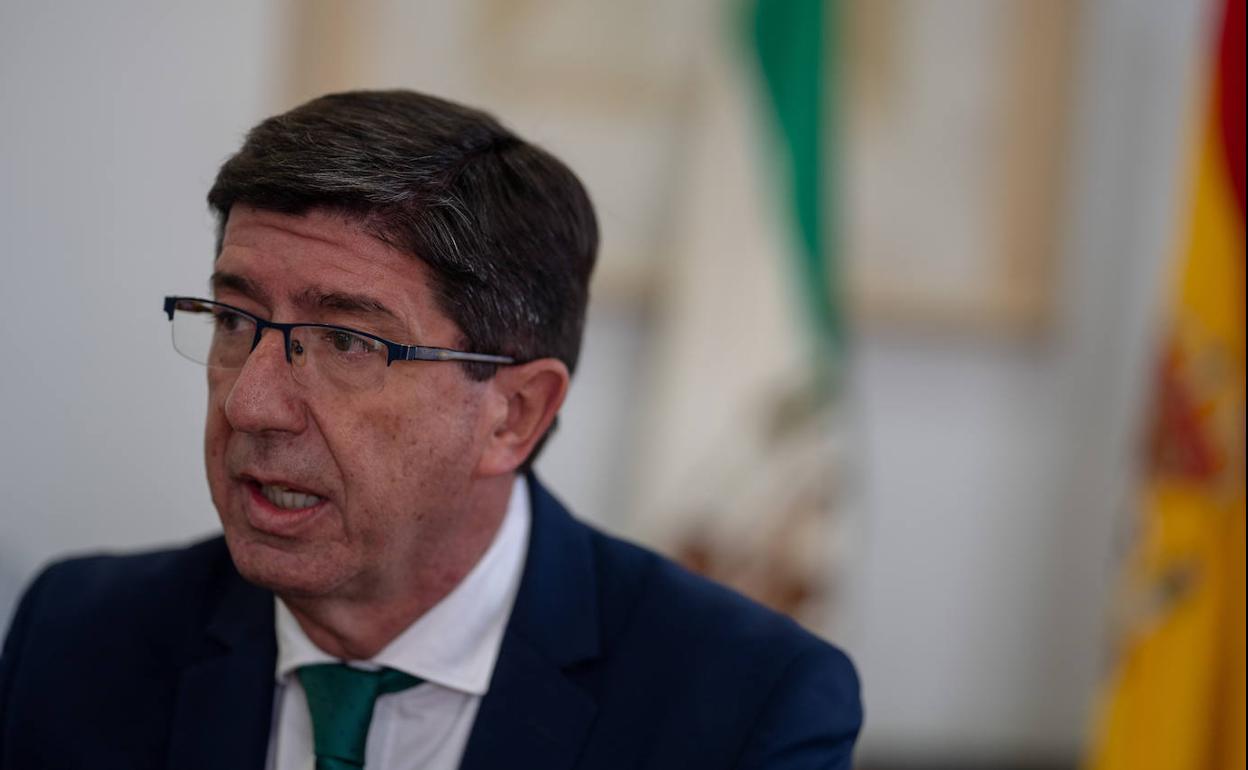 Juan Marín quiere una remodelación en la Junta para septiembre y que continúen los consejeros de Ciudadanos