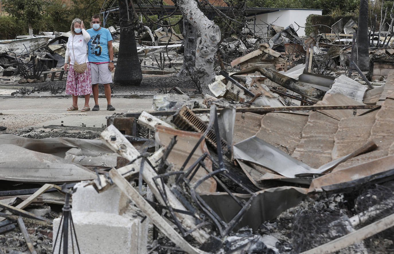 Mollina se vuelca con los más de 70 vecinos desalojados del camping Lazy Days Pueblo Fiesta, en el que 40 casas quedaron totalmente destruidas