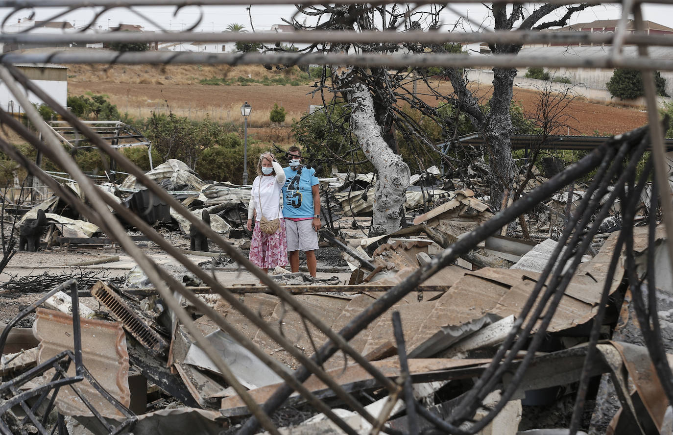 Mollina se vuelca con los más de 70 vecinos desalojados del camping Lazy Days Pueblo Fiesta, en el que 40 casas quedaron totalmente destruidas