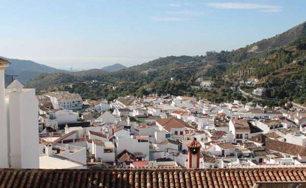 Casco urbano de Ojén.