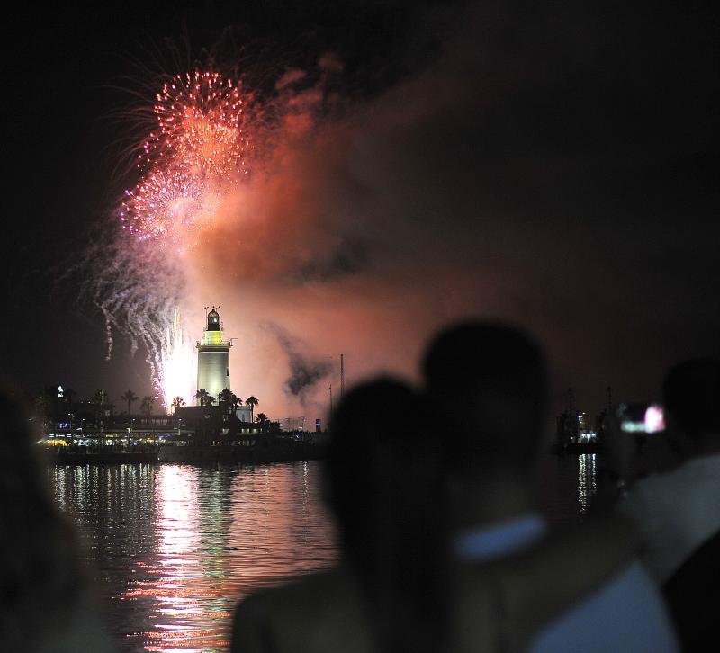 Fotos: Las mejores imágenes de los fuegos artificiales de la Feria de Málaga de los últimos años