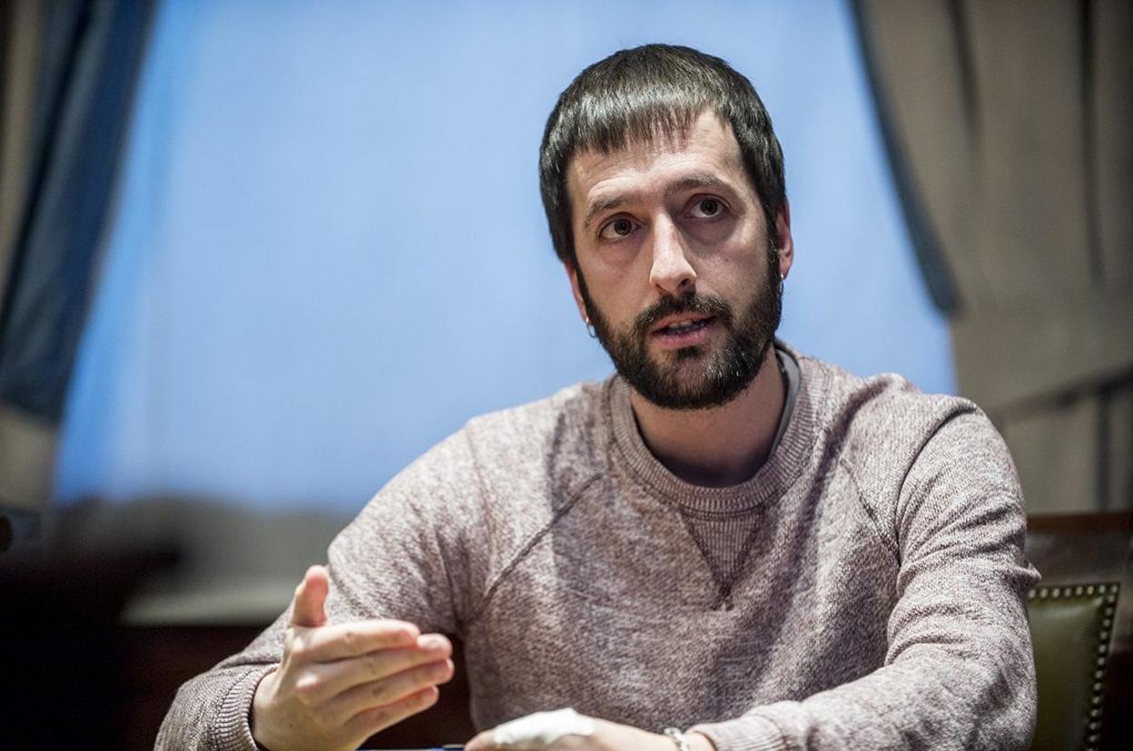 Juan Manuel del Olmo, secretario de Comunicación de Podemos. R. C.