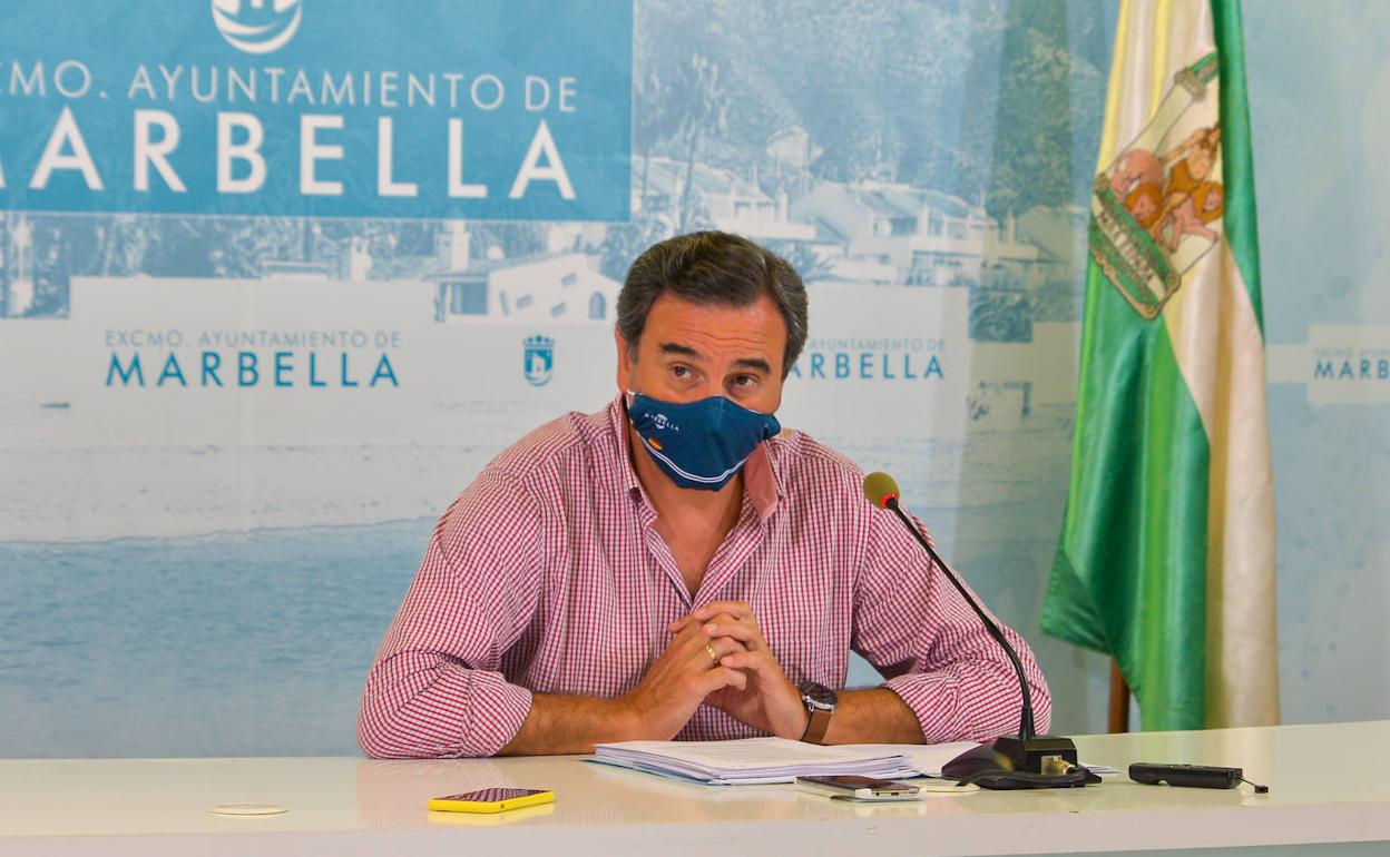 Félix Romero durante la rueda de prensa 