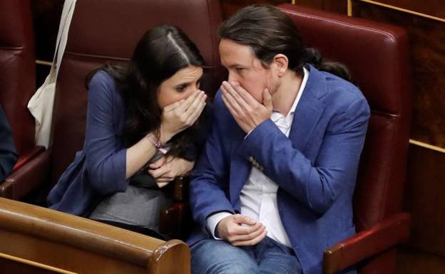 Pablo Iglesias e Irene Montero, en una imagen de archivo.