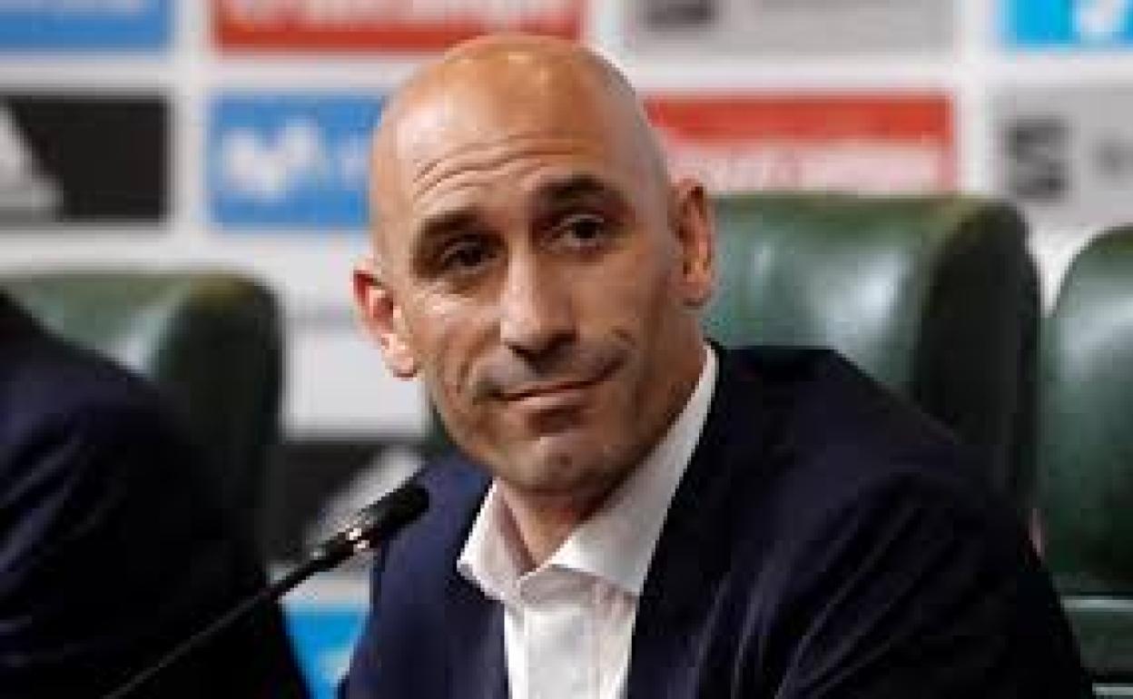 El presidente de la FEF, Luis Rubiales. 