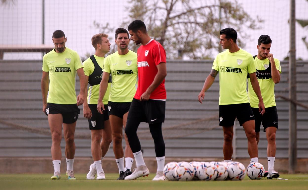 Lombán, Rolón, Adrián, Munir, Luis Hernández y Juan Carlos, jugadores afectados por el ERE.