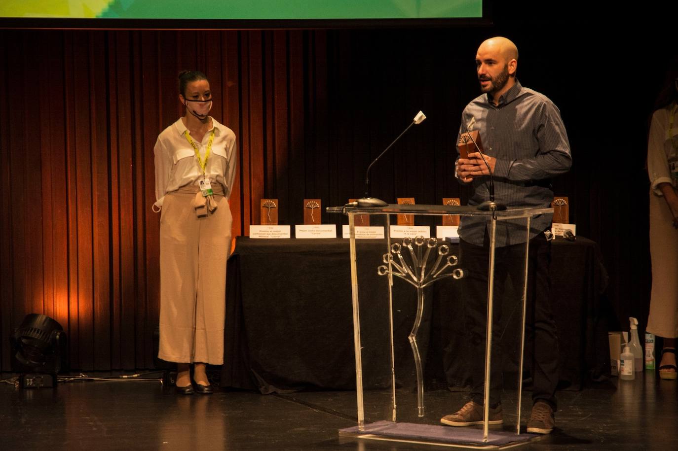 Entrega de premios de la categoría de cortometrajes en el Museo Picasso