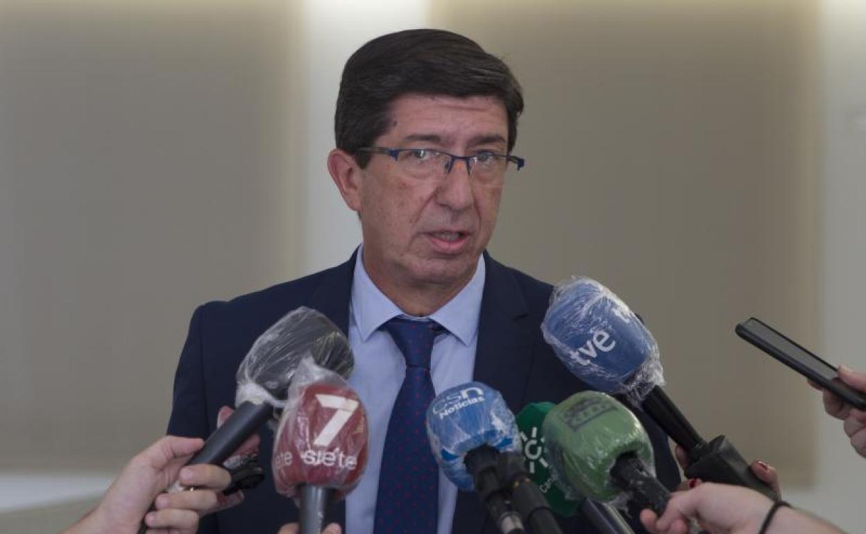El viceconsejero andaluz, Juan Marín. 