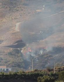 Imagen secundaria 2 - Estabilizado el incendio forestal en Moclinejo