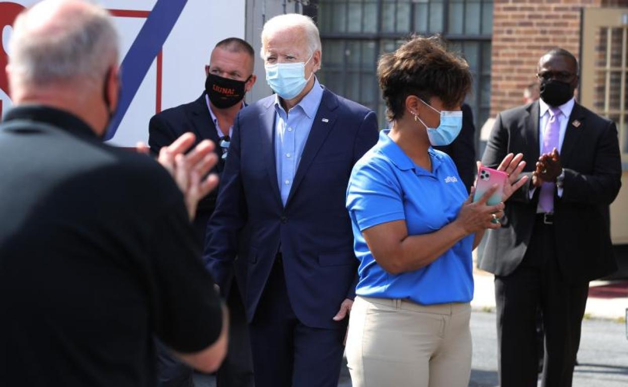 Joe Biden hizo campaña en Pensilvania.