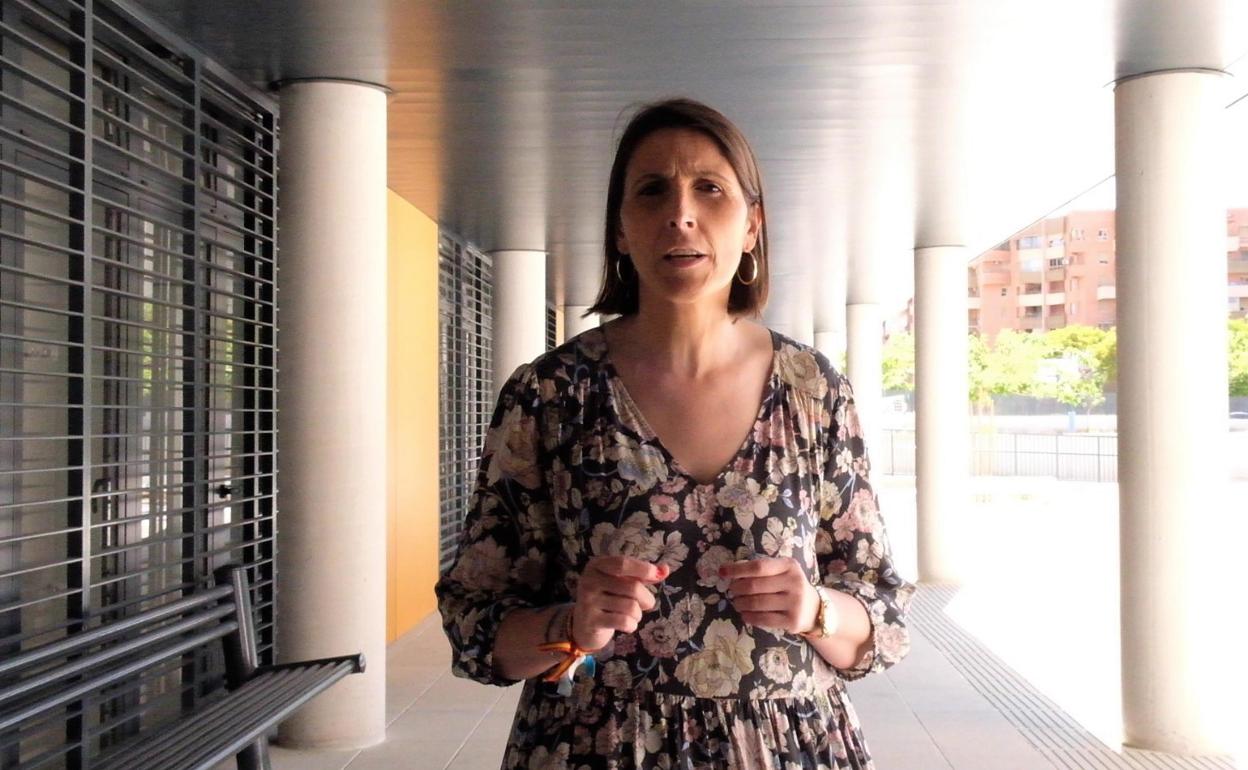 La delegada de Educación, Mercedes García Paine. 