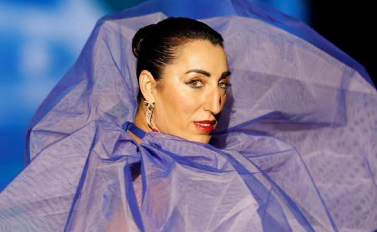 Rossy de Palma, en el desfile de Andrés Sardá. 