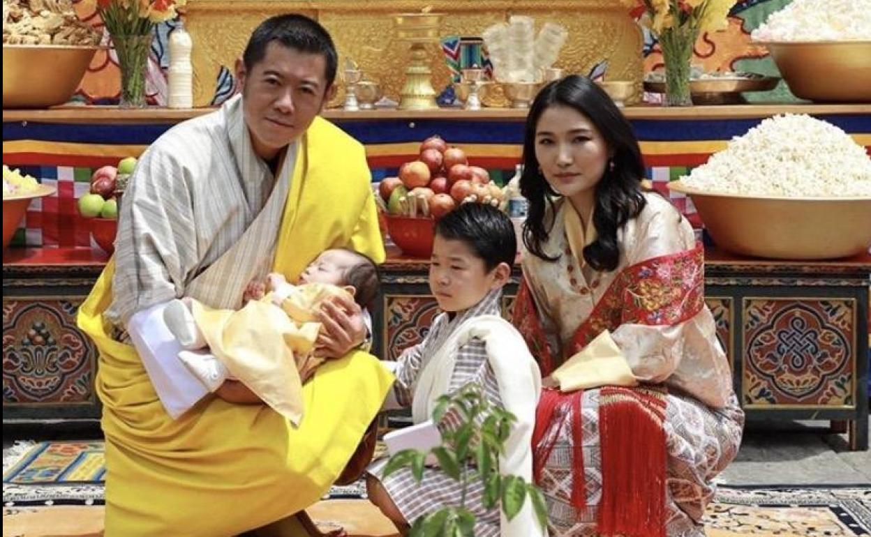 Las reyes de Bután.