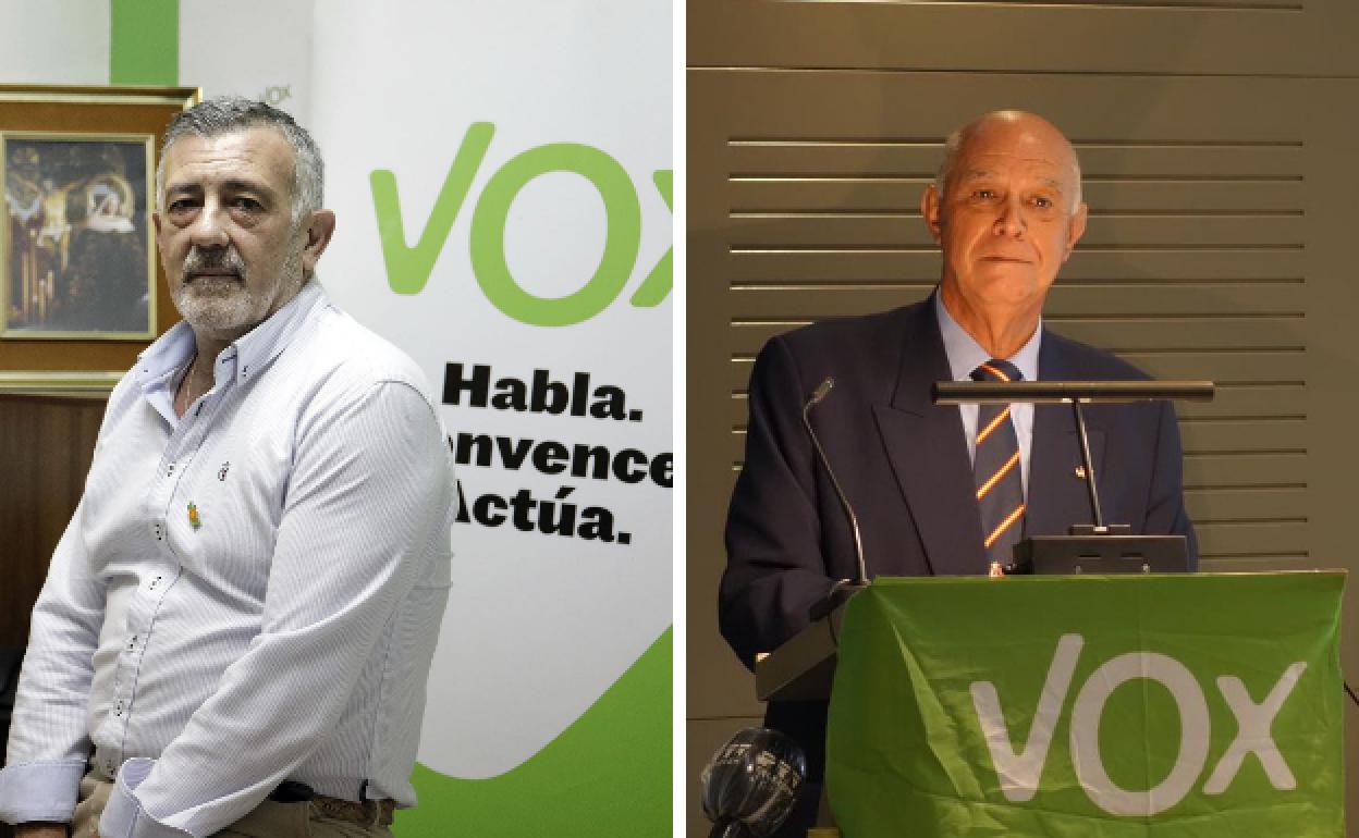 José Enrique Lara y Enrique de Vivero, aspirantes a presidir Vox en Málaga. 