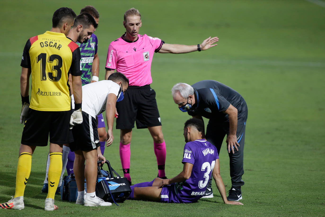 El Málaga logra su primer triunfo de la temporada. 