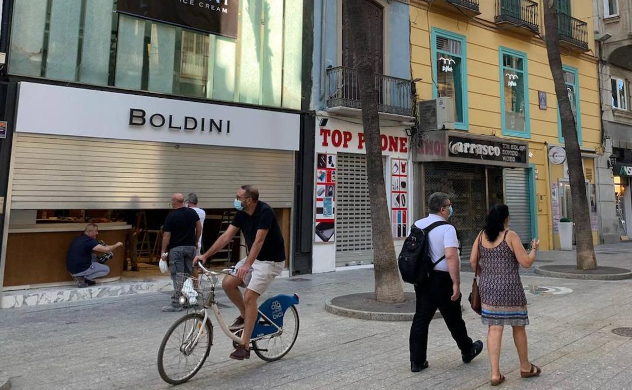 La heladería Boldini ha sustituido a la joyería Tous en el Centro. 