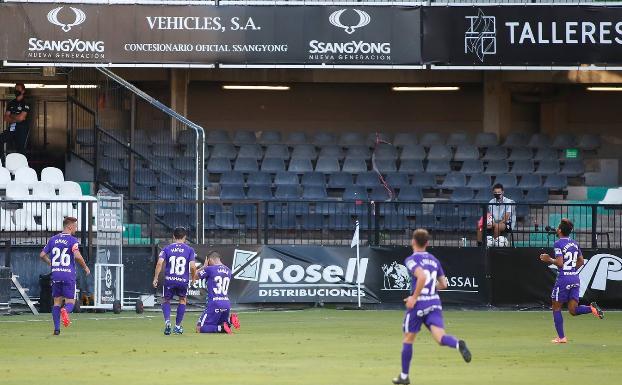 Ramón: «He buscado el segundo palo con el exterior y por suerte he metido gol»