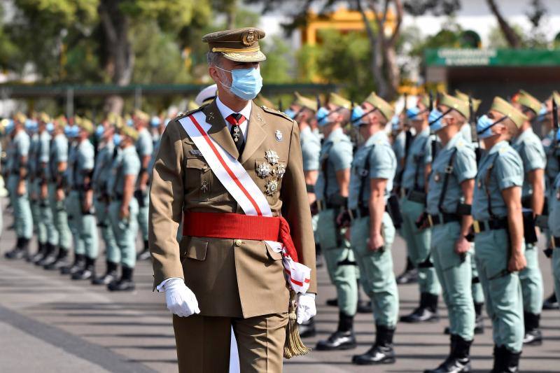 El Rey, en el acto celebrado en Viator este domingo. 