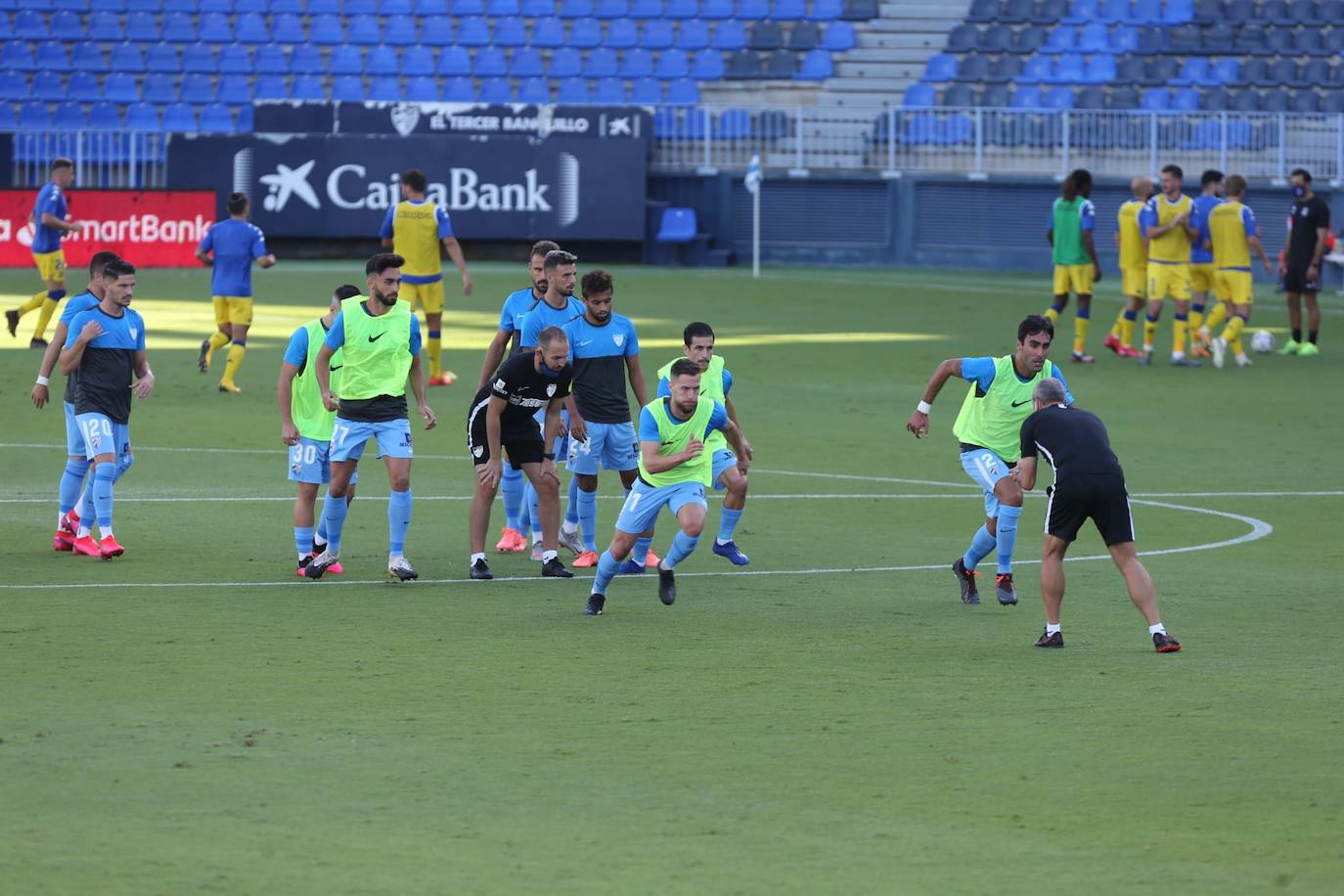 Momentos previos al inicio del partido 