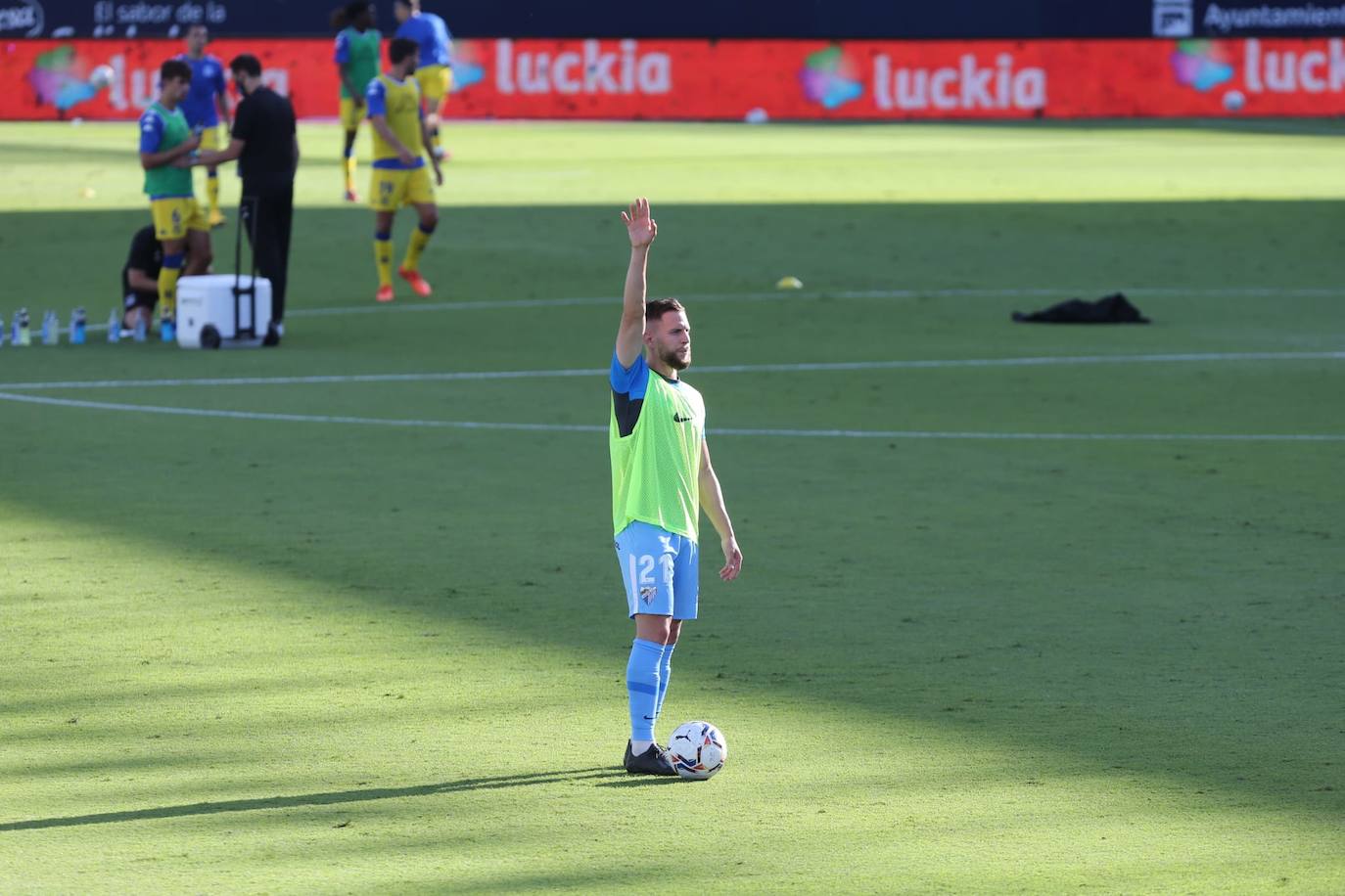 Momentos previos al inicio del partido 