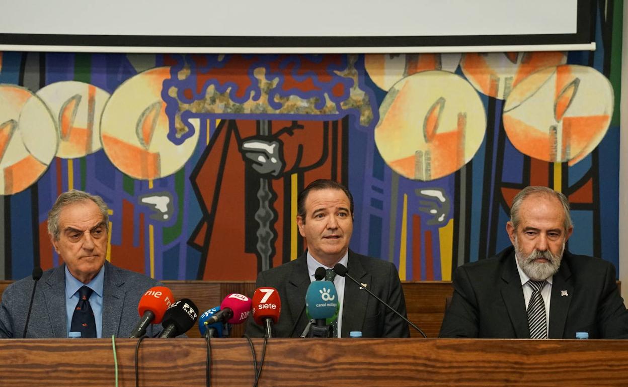 Luis Merino, Pablo Atencia y José Carlos Garín. 