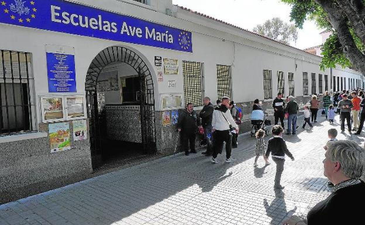 Escuelas Ave María, uno de los centros concertados de la capital. 