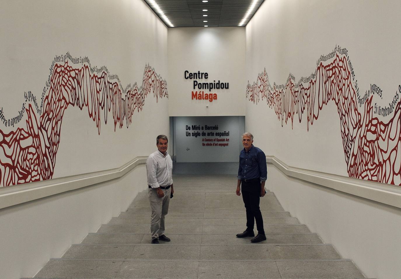 Arquitectos de Málaga: Javier Pérez de la Fuente y Juan Antonio Marín (Centro Pompidou). 