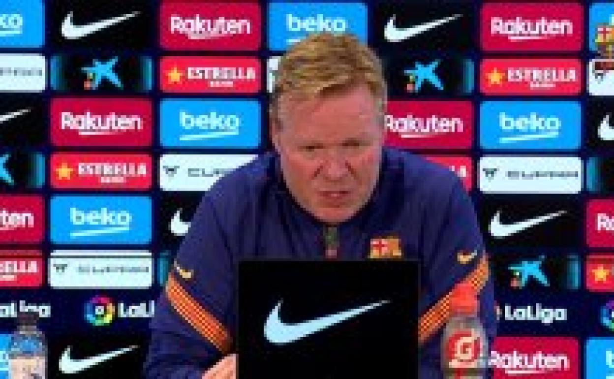 Ronald Koeman, entrenador del Barça. 