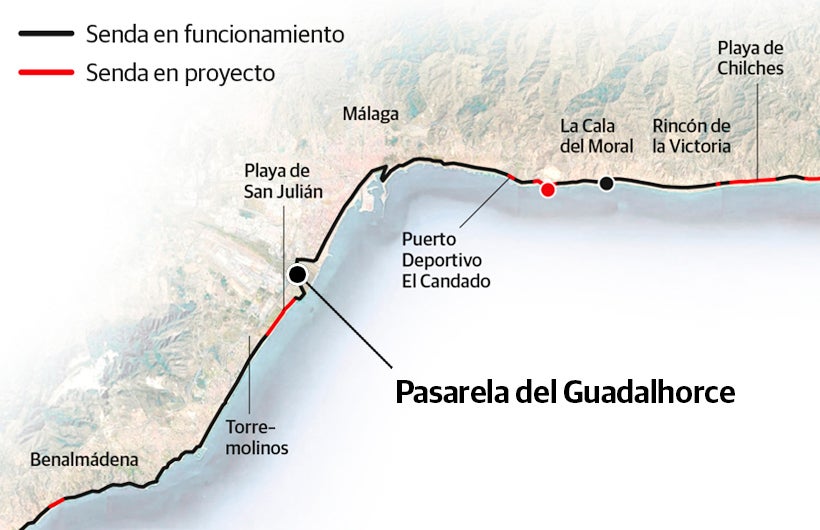 El puente se inauguró hace unos días