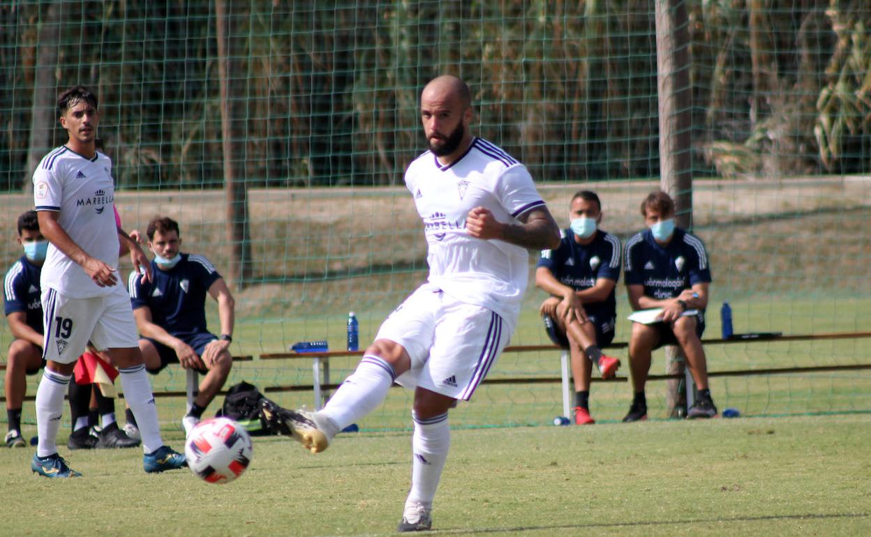 Edu Ramos, en el partido. 