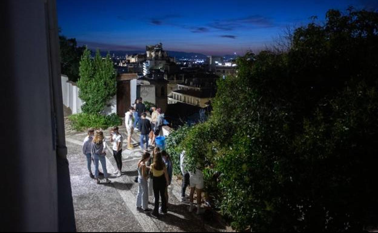 Botellón en el Mirador de La Churra. 