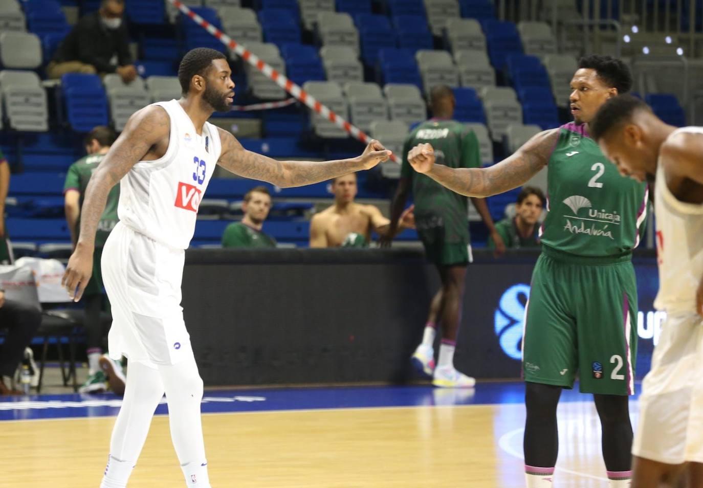 El Unicaja afrontó el encuentro con 11 profesionales 