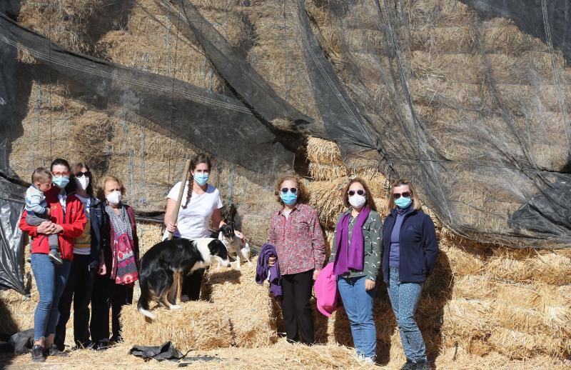 Algunas de las mujeres rurales de Málaga que participaron en el reportaje 