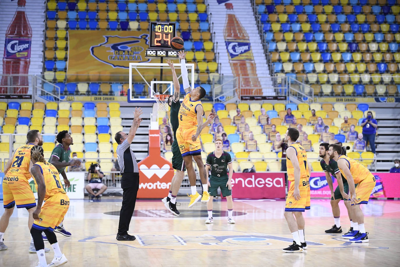 Fotos: El Gran Canaria-Unicaja, en imágenes