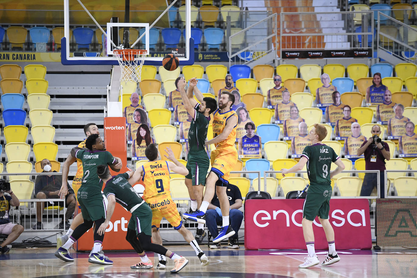 Fotos: El Gran Canaria-Unicaja, en imágenes