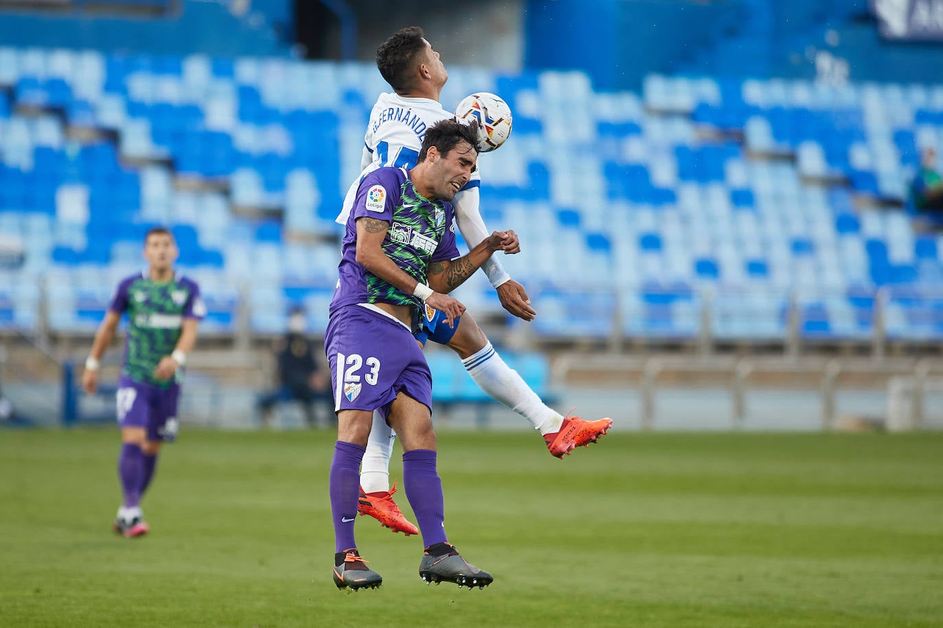 El Málaga sumó tres puntos en La Romareda 