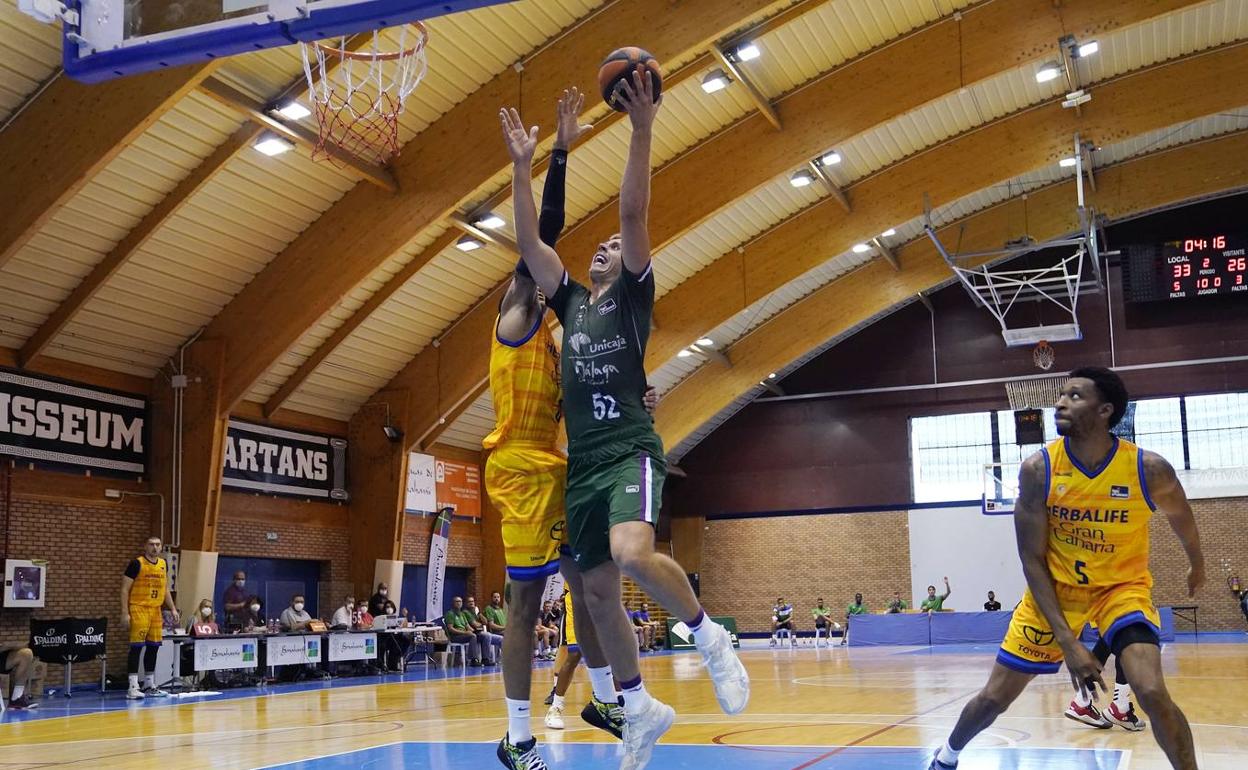 Gerun, en un partido de pretemporada ante el Gran Canaria. 