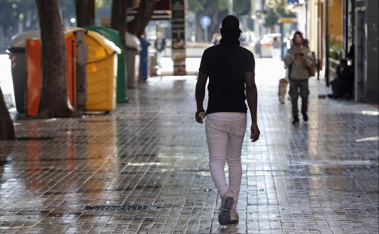 Málaga, durante el confinamiento de la primera ola de coronavirus. 