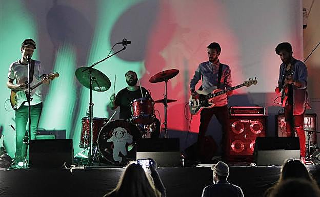 El grupo toledano Mauri durante su concierto. 